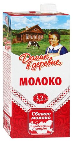 Молоко "Домик в деревне"